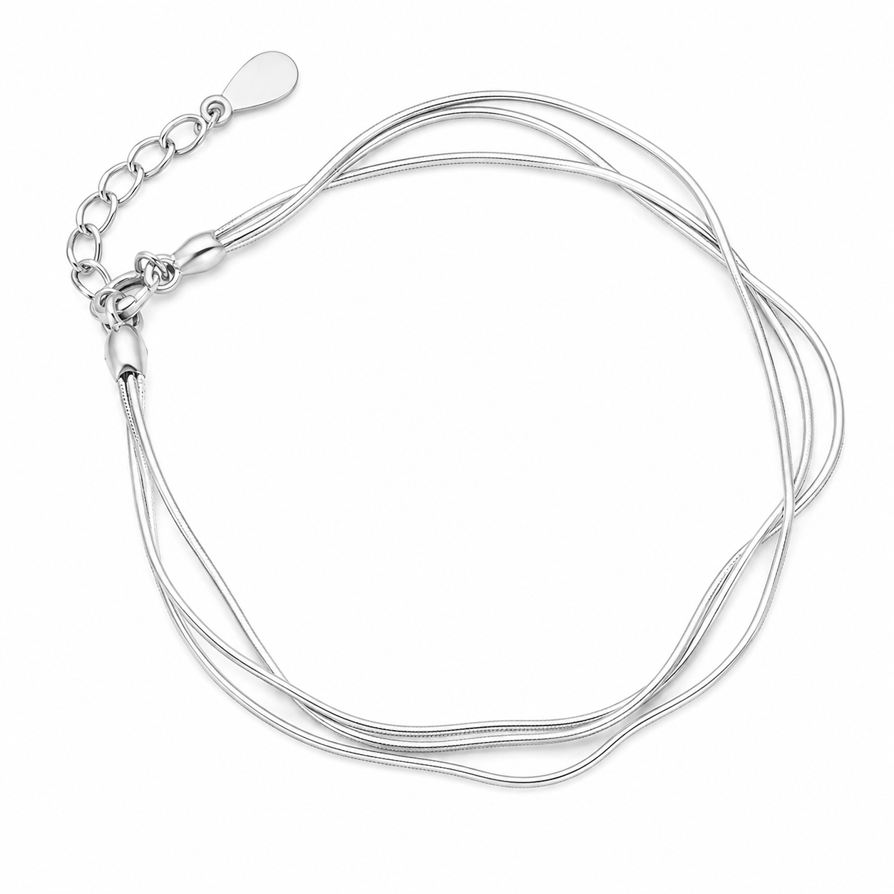 Multi-Layer Coil Stainless Steel Adjustable Bracelet
